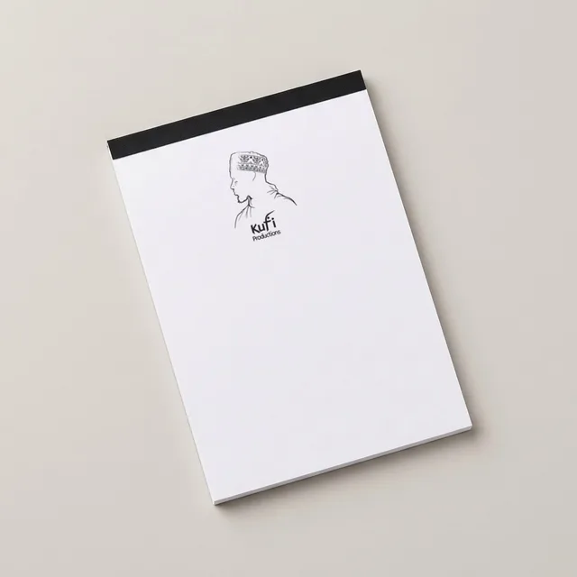 Kufi Productions notepad
